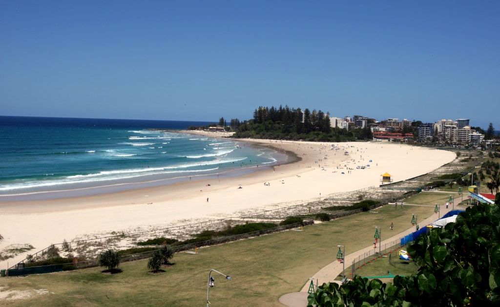Coolangatta Beach.